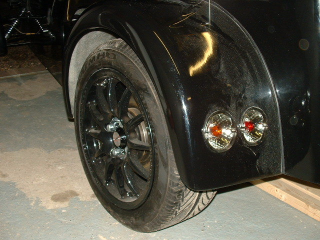Wheels and rear lights
